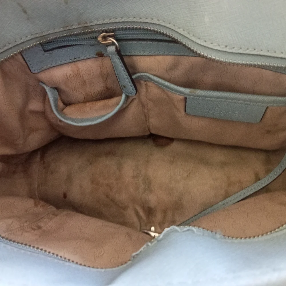 Michael Kors Light Blue Jeweled Tote Limited Edition